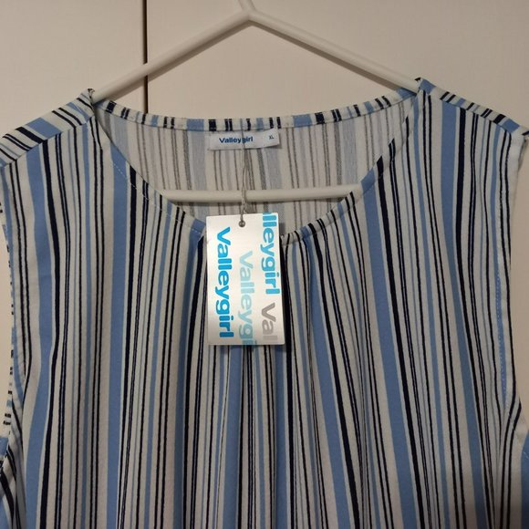 Vallery Girl Dresses & Skirts - ❤️‍🔥2=$20 / 3=$25❤️‍🔥BNWT Valley Girl blue and white maxi dress (XL)